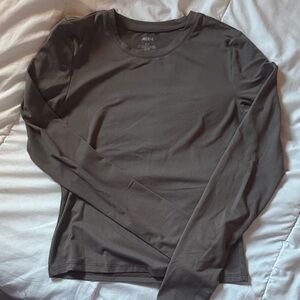 ARDENE Men's Long Sleeve Crew Neck Shirt — Olive